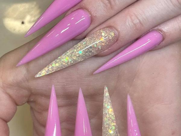 Infill Gel Powder with Gel Polish